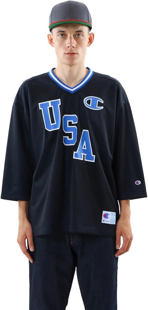 CHAMPION - 3/4 SLLEEVE T - SHIRT Men - Rev Online