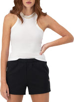 CHAMPION HIGH NECK RIBBED TANK เสื้อกล้ามผู้หญิง - Rev Online