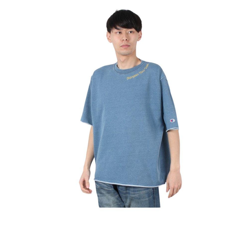 CHAMPION S/S CREW NECK SWEATSHIRT เสื้อสเวตเชิ้ตผู้ชาย - Rev Online