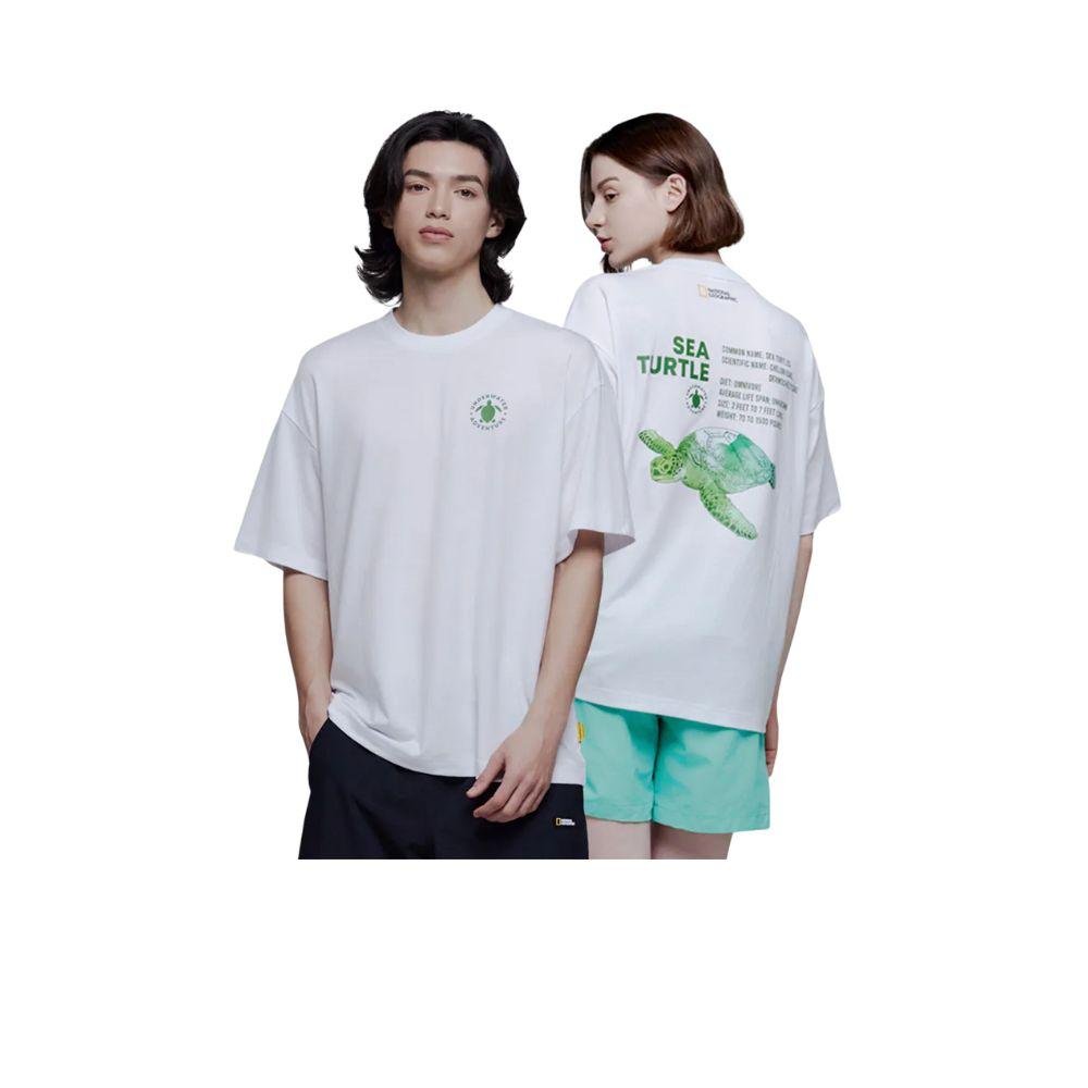 NATGEO T - SHIRT เสื้อยืดแขนสั้นสำหรับผู้ชายและผู้หญิง - Rev Online