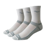 SAUCONY INFERNO MID CREW SOCK3/PACK ถุงเท้าวิ่งสำหรับผุ้ชายและผู้หญิง - Rev Online