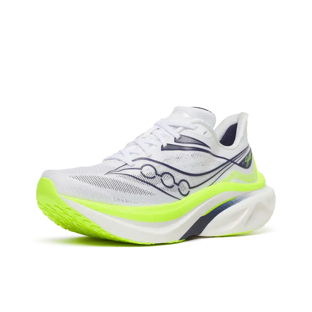 Endorphin Speed 6 men White / Citron, 3/4 FRONT