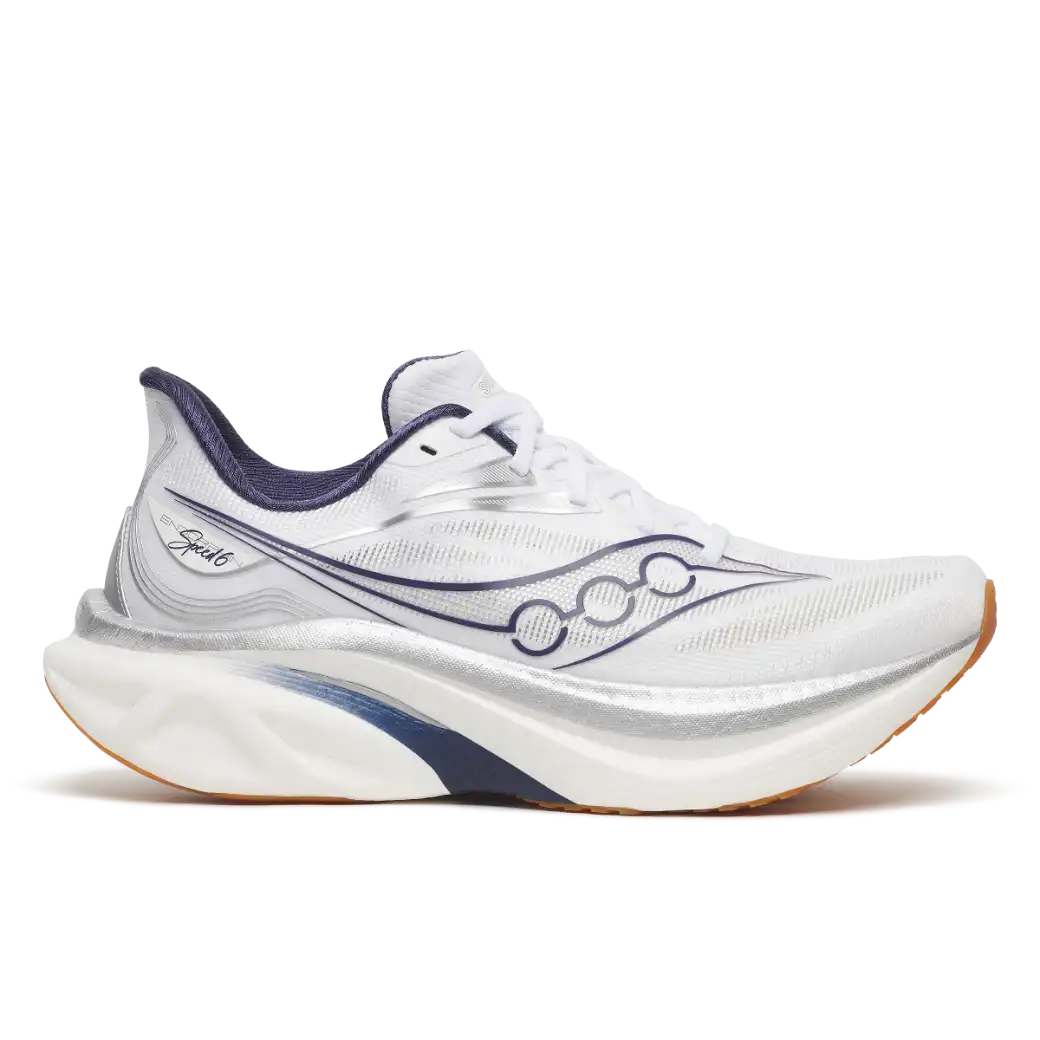 Endorphin Speed 6 men White / Silver, LATERAL