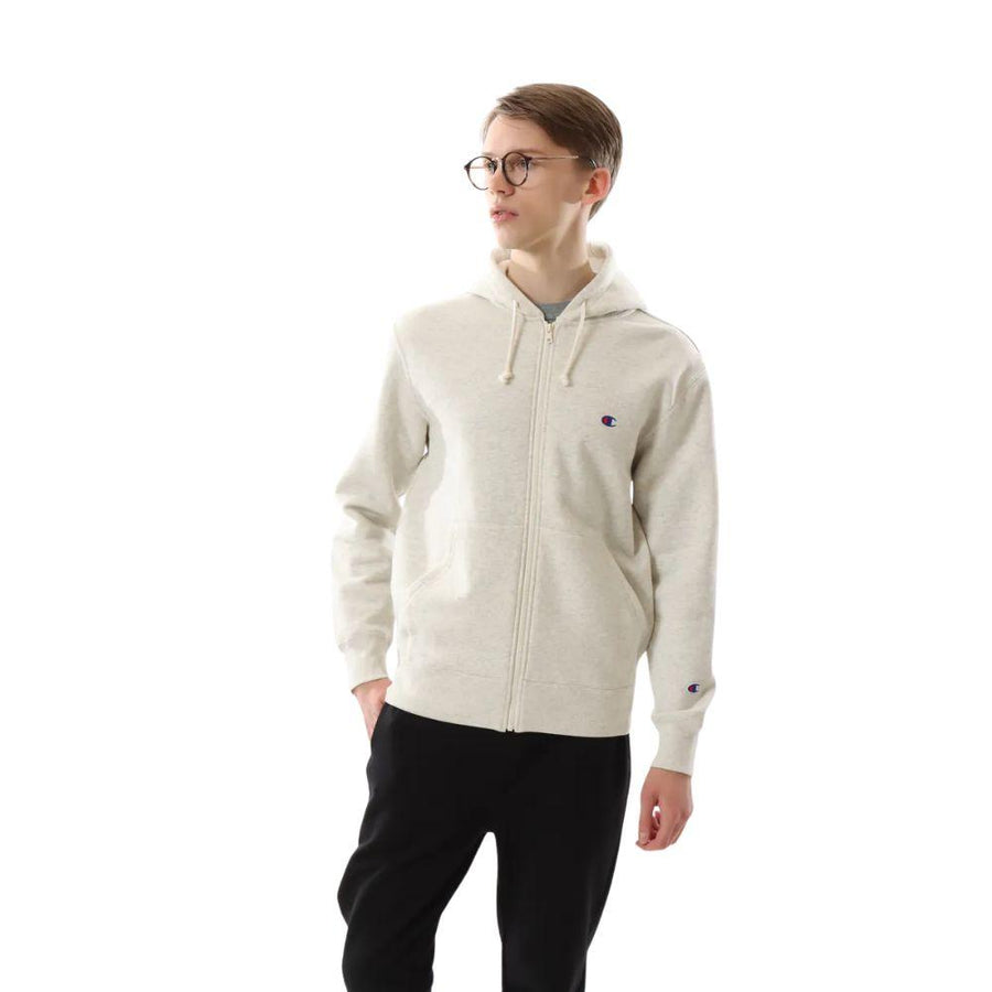 CHAMPION ZIP HOODED SWEATSHIRT เสื้อฮู้ดดี้ผู้ชาย