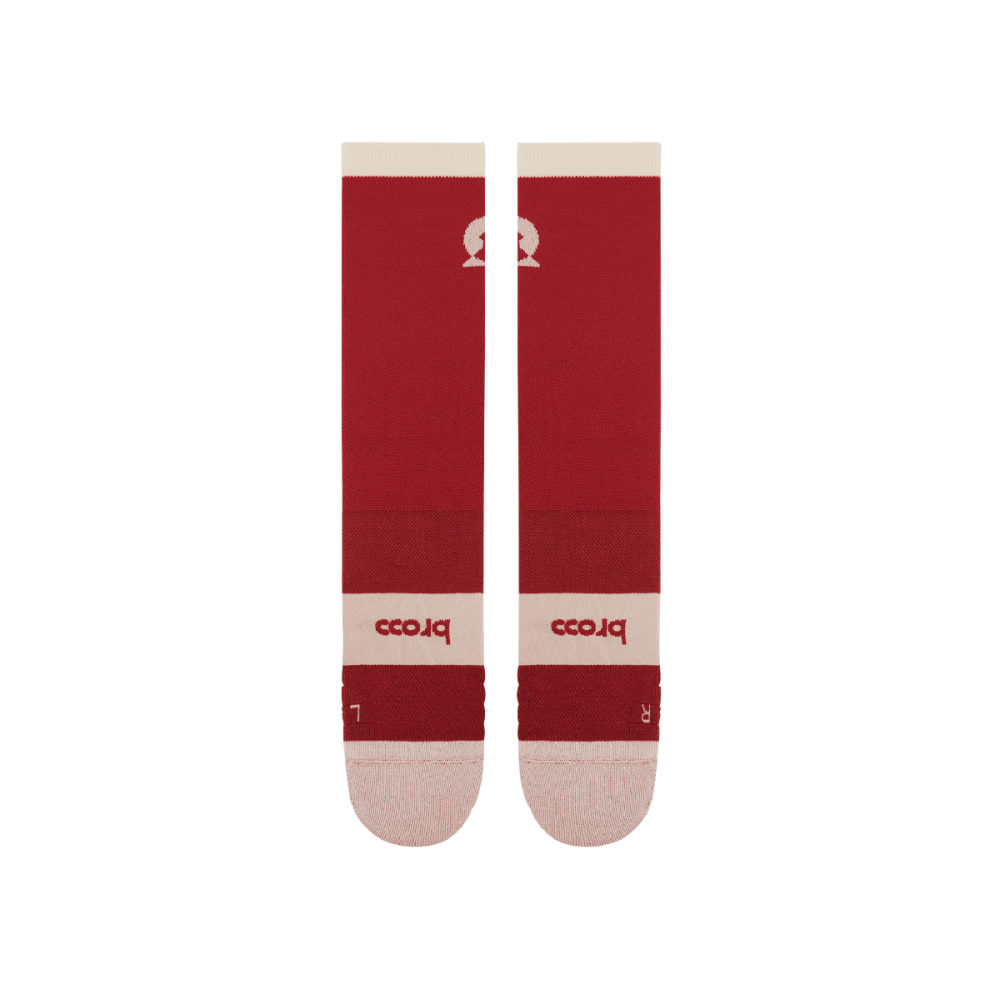 BROOO - BROOO TRAIL I PERFORMANCE CREWSOCKS I BURGUNDY Unisex - Rev Online