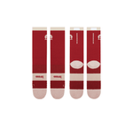 BROOO - BROOO TRAIL I PERFORMANCE CREWSOCKS I BURGUNDY Unisex - Rev Online