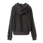 CHAMPION HALF ZIP HOODED SWEATSHIRT Women เสื้อฮู้ดแบบซิปของผู้หญิง - Rev Online