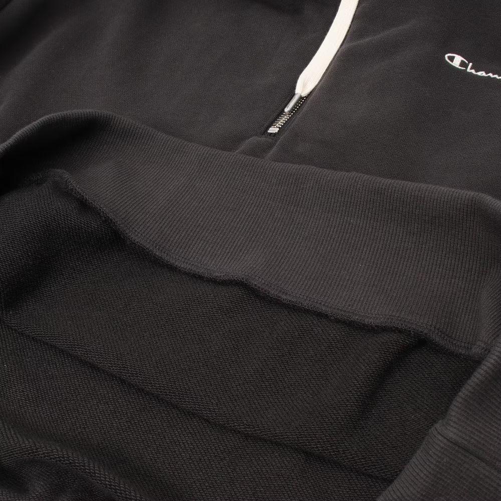 CHAMPION HALF ZIP HOODED SWEATSHIRT Women เสื้อฮู้ดแบบซิปของผู้หญิง - Rev Online