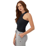 CHAMPION HIGH NECK RIBBED TANK เสื้อกล้ามผู้หญิง - Rev Online