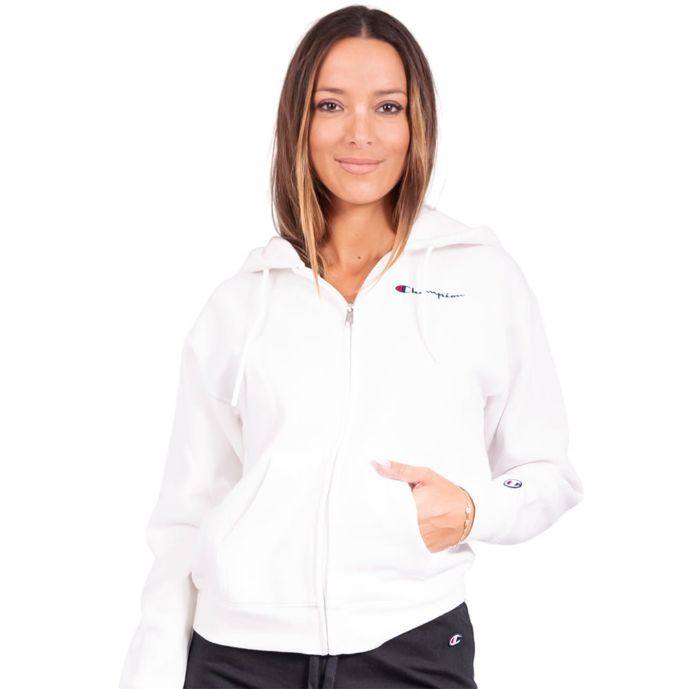 CHAMPION - HOODED FULL ZIP SWEATSHIRT Women - Rev Online
