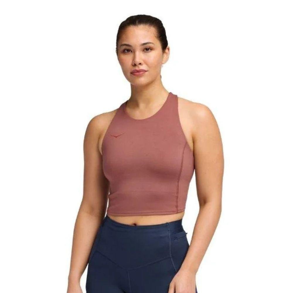 HOKA ELARO CROP BRA Women สปอร์ตบราแบบครอปผู้หญิง - Rev Online