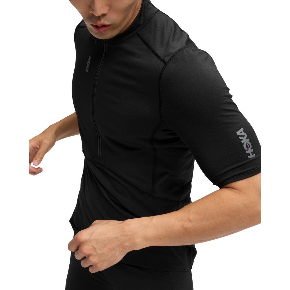 HOKA SKYBREEZE SHORT SLEEVE ZIP เสื้อวิ่งแขนสั้นผู้ชาย - Rev Online