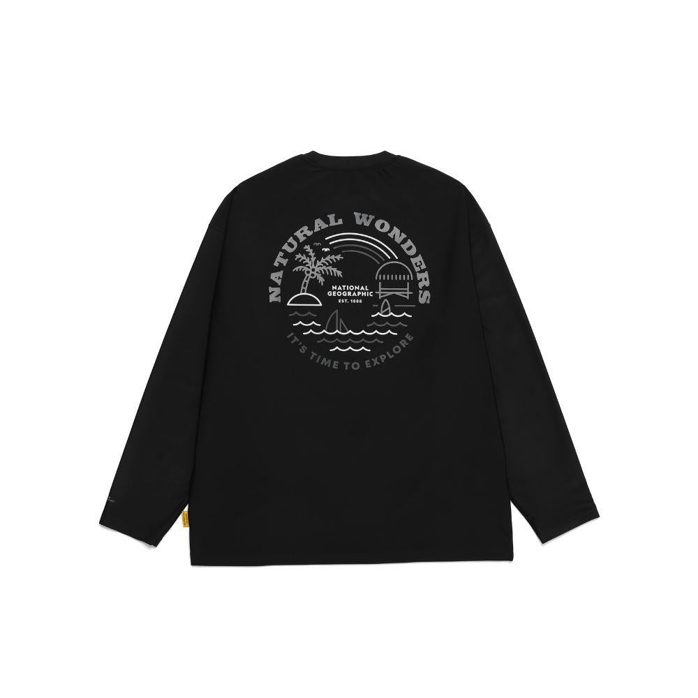 NATIONAL GEOGRAPHIC RASHGUARD เสื้อแรชการ์ดสำหรับผู้ชายและผู้หญิง - Rev Online