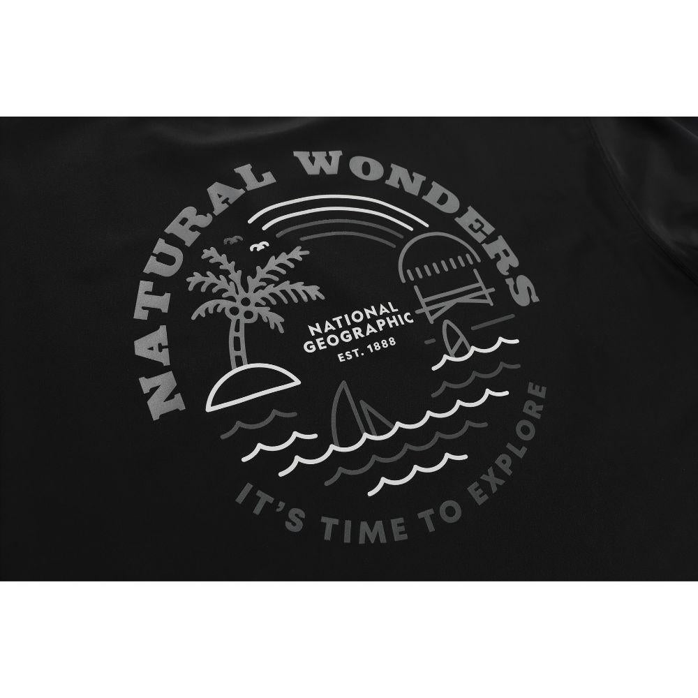 NATIONAL GEOGRAPHIC RASHGUARD เสื้อแรชการ์ดสำหรับผู้ชายและผู้หญิง - Rev Online