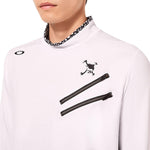 OAKLEY SKULL PLIABLE LS MOCK SHIRT เสื้อโปโลผู้ชาย - Rev Online