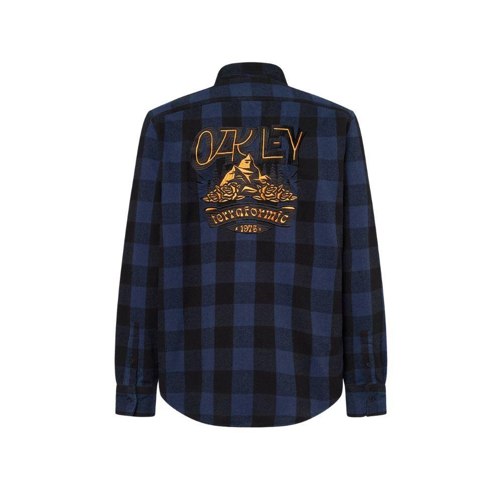OAKLEY TERRAFORMIC LS BUTTON DOWN เสื้อเชิ้ตแขนยาวผู้ชาย - Rev Online
