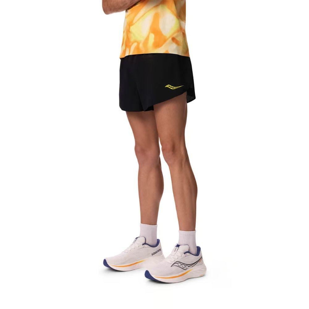 SAUCONY ELITE SPLIT SHORT กางเกงวิ่งขาสั้นผู้ชาย - Rev Online
