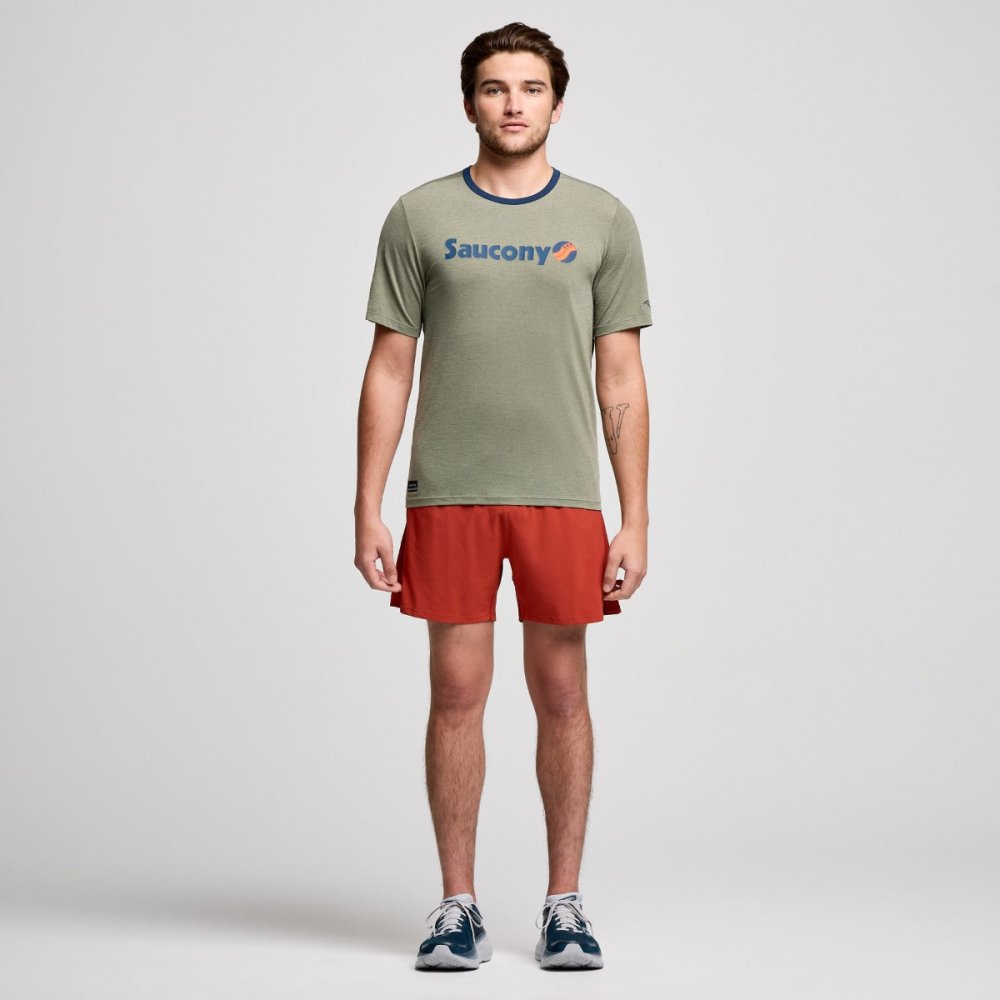 SAUCONY - STOPWATCH GRAPHIC SHORT SLEEVE Men - Rev Online
