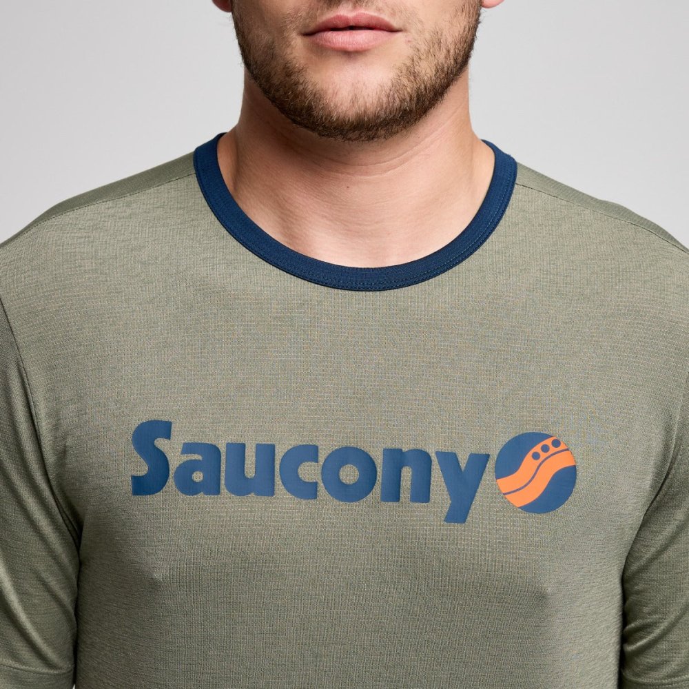 SAUCONY - STOPWATCH GRAPHIC SHORT SLEEVE Men - Rev Online
