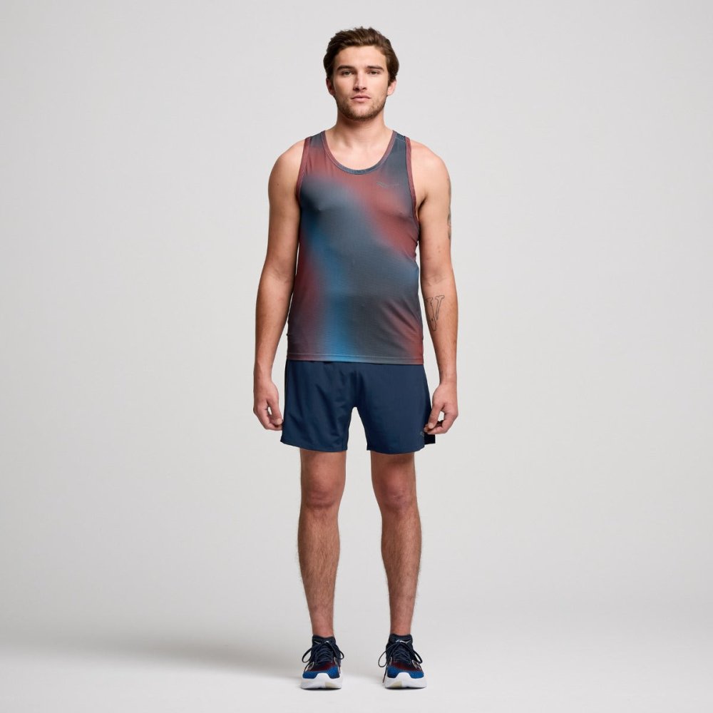 SAUCONY - STOPWATCH GRAPHIC SINGLET Men - Rev Online