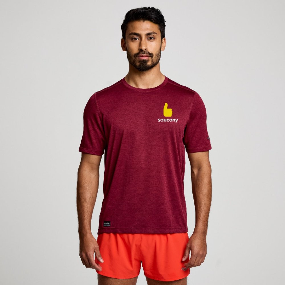 SAUCONY - STOPWATCH SHORT SLEEVE Men - Rev Online